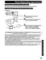 Предварительный просмотр 33 страницы Panasonic Palmcorder PV-A207 User Manual