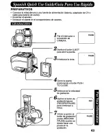 Предварительный просмотр 43 страницы Panasonic Palmcorder PV-A207 User Manual