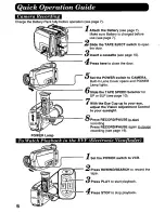 Preview for 6 page of Panasonic Palmcorder PV-A216 User Manual