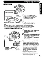 Preview for 9 page of Panasonic Palmcorder PV-A216 User Manual