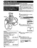 Preview for 12 page of Panasonic Palmcorder PV-A216 User Manual