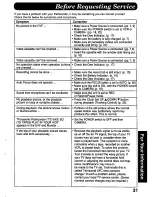 Preview for 31 page of Panasonic Palmcorder PV-A216 User Manual