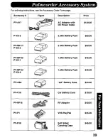 Preview for 39 page of Panasonic Palmcorder PV-A218 User Manual