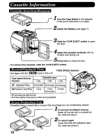 Preview for 10 page of Panasonic Palmcorder PV-A286 User Manual