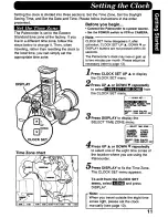 Preview for 11 page of Panasonic Palmcorder PV-A286 User Manual