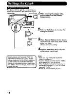 Preview for 14 page of Panasonic Palmcorder PV-A286 User Manual