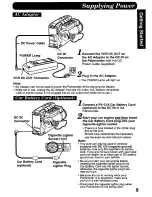 Preview for 9 page of Panasonic Palmcorder PV-A296 User Manual