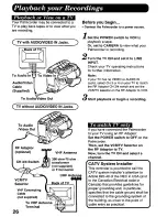 Предварительный просмотр 26 страницы Panasonic Palmcorder PV-A296 User Manual