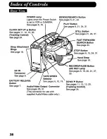 Предварительный просмотр 38 страницы Panasonic Palmcorder PV-A296 User Manual