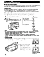 Preview for 28 page of Panasonic Palmcorder PV-A307 User Manual