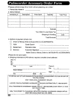 Preview for 32 page of Panasonic Palmcorder PV-A307 User Manual