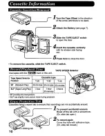 Предварительный просмотр 10 страницы Panasonic Palmcorder PV-A376 User Manual