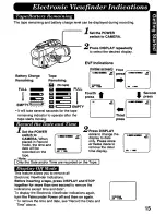 Предварительный просмотр 15 страницы Panasonic Palmcorder PV-A376 User Manual