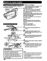 Предварительный просмотр 18 страницы Panasonic Palmcorder PV-A376 User Manual