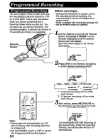 Предварительный просмотр 24 страницы Panasonic Palmcorder PV-A376 User Manual