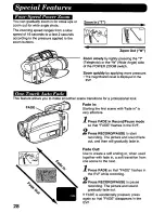 Предварительный просмотр 28 страницы Panasonic Palmcorder PV-A376 User Manual