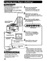 Предварительный просмотр 32 страницы Panasonic Palmcorder PV-A376 User Manual