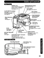 Предварительный просмотр 39 страницы Panasonic Palmcorder PV-A376 User Manual