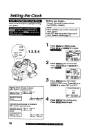 Предварительный просмотр 18 страницы Panasonic Palmcorder PV-D209 Operating Instructions Manual