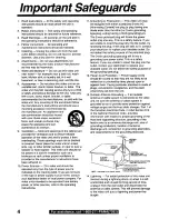 Preview for 4 page of Panasonic Palmcorder PV-D209 Operating Manual