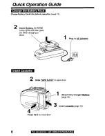 Preview for 8 page of Panasonic Palmcorder PV-D209 Operating Manual