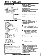 Preview for 20 page of Panasonic Palmcorder PV-D209 Operating Manual