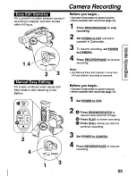 Preview for 23 page of Panasonic Palmcorder PV-D209 Operating Manual