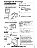 Preview for 26 page of Panasonic Palmcorder PV-D209 Operating Manual