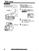 Preview for 32 page of Panasonic Palmcorder PV-D209 Operating Manual