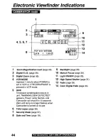 Preview for 44 page of Panasonic Palmcorder PV-D209 Operating Manual