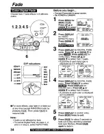 Preview for 34 page of Panasonic Palmcorder PV-D300 Operating Instructions Manual