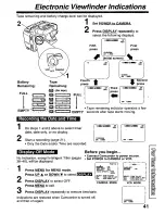 Preview for 41 page of Panasonic Palmcorder PV-D300 Operating Instructions Manual