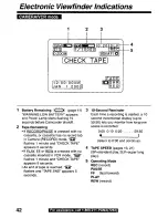 Preview for 42 page of Panasonic Palmcorder PV-D300 Operating Instructions Manual