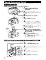 Предварительный просмотр 8 страницы Panasonic Palmcorder PV-D308 Operating Manual