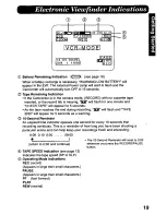 Предварительный просмотр 19 страницы Panasonic Palmcorder PV-D308 Operating Manual