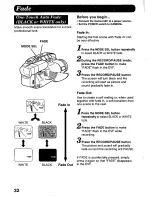 Предварительный просмотр 32 страницы Panasonic Palmcorder PV-D308 Operating Manual