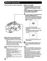 Предварительный просмотр 36 страницы Panasonic Palmcorder PV-D308 Operating Manual