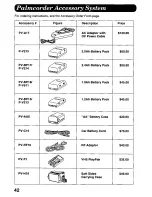 Предварительный просмотр 42 страницы Panasonic Palmcorder PV-D308 Operating Manual