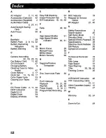 Предварительный просмотр 52 страницы Panasonic Palmcorder PV-D308 Operating Manual