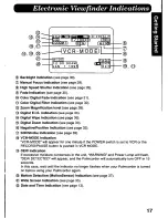 Предварительный просмотр 17 страницы Panasonic Palmcorder PV-D506 User Manual