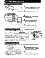 Preview for 10 page of Panasonic Palmcorder PV-D507 User Manual