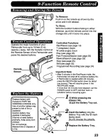 Preview for 23 page of Panasonic Palmcorder PV-D507 User Manual