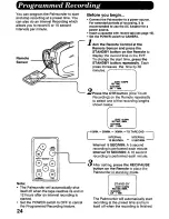 Preview for 24 page of Panasonic Palmcorder PV-D507 User Manual