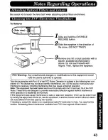 Preview for 43 page of Panasonic Palmcorder PV-D507 User Manual