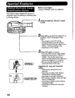 Preview for 34 page of Panasonic Palmcorder PV-D526 User Manual