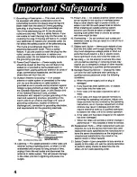 Предварительный просмотр 4 страницы Panasonic Palmcorder PV-D607 User Manual