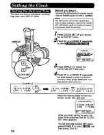 Предварительный просмотр 14 страницы Panasonic Palmcorder PV-D607 User Manual