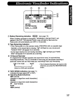 Предварительный просмотр 17 страницы Panasonic Palmcorder PV-D607 User Manual