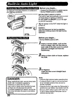 Предварительный просмотр 20 страницы Panasonic Palmcorder PV-D607 User Manual