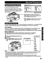 Предварительный просмотр 29 страницы Panasonic Palmcorder PV-D607 User Manual